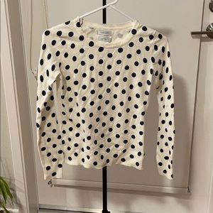 Van Heusen Polka Dot Sweater Top